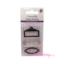 De gros 💯 Tampon Transparent - Dovecraft - Tag, étiquettes 🎁