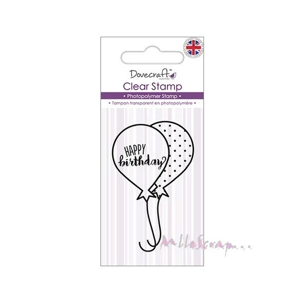 Meilleure vente 😀 Tampon Transparent Happy 🥳 Birthday - Dovecraft 👍 1 Meilleure vente 😀 Tampon Transparent Happy 🥳 Birthday - Dovecraft 👍