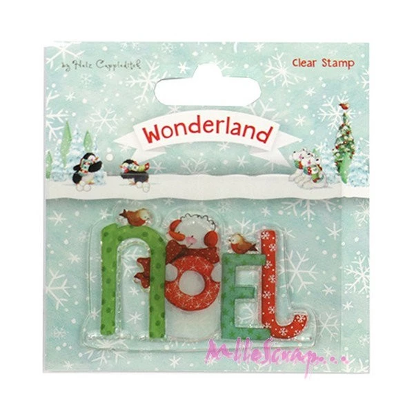 Promo 🎉 Tampon Transparent Mot Noel - Helz Cuppleditch 🎁 1 Promo 🎉 Tampon Transparent Mot Noel - Helz Cuppleditch 🎁