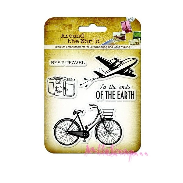 Vente flash 🎉 Tampon Transparent Tampons Transparents Voyage - Scrapberry's - 5 Pièces 🌟 1 Vente flash 🎉 Tampon Transparent Tampons Transparents Voyage - Scrapberry's - 5 Pièces 🌟