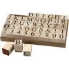 Coupon 🛒 Creativ Company Tampon Bois Assortiment De Tampons En Mousse Lettres - 2 X 2 X 1,5 Cm - 45 Pcs 🔔