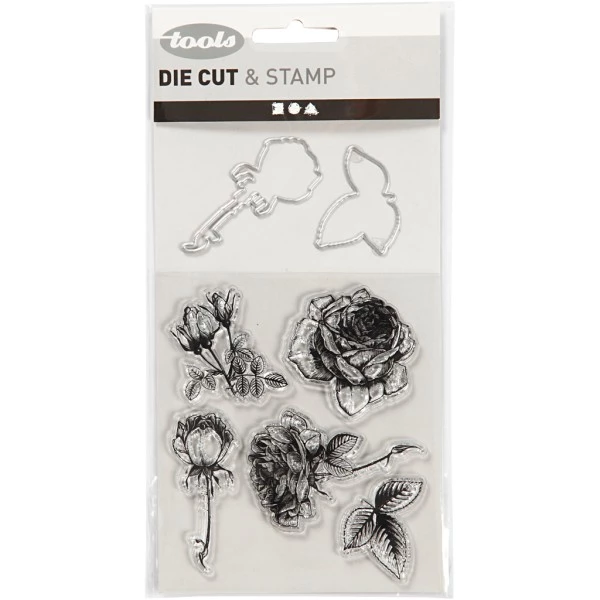 Grosses soldes 🛒 Creativ Company Tampon Transparent Set De Scrapbooking Fleurs - Tampons Transparents, Matrices De Coupe Et De Gaufrage - 7 Pcs ✨ 2 Grosses soldes 🛒 Creativ Company Tampon Transparent Set De Scrapbooking Fleurs - Tampons Transparents, Matrices De Coupe Et De Gaufrage - 7 Pcs ✨ – Image 2