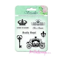 Meilleure vente ✨ Tampon Transparent Tampons Transparents Versailles - Scrapberry's - 8 Pièces 🎉