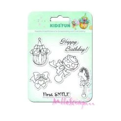 Bon marché 🌟 Tampon Transparent Tampons Transparents Bébé - Scrapberry's - 6 Pièces 💯