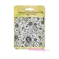 Meilleure vente 💯 Tampon Transparent Tampons Transparents Fond Boutons - Scrapberry's 🧨