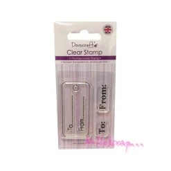 De gros ⭐ Tampon Transparent To…from… Dovecraft - 3 Pièces 🧨