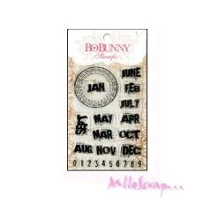 Vente flash 😍 Tampon Transparent Tampons Transparents - Bo Bunny - 23 Pièces 🥰