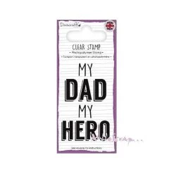 Grosses soldes 🛒 Tampon Transparent My Dad - Dovecraft ✔️
