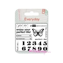 Promo 🎉 Tampon Transparent Tampons Transparents - Scrapberry's - 19 Pièces 👏