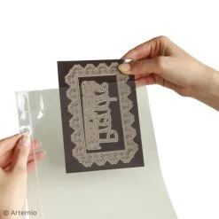 Vente flash 🎉 Artemio Classeur Rangement Tampons Trousse Avec Classeur De Rangement Pour Tampons Transparents - 28 X 22 Cm ❤️ -Tampons scrap Soldes unnamed file 109