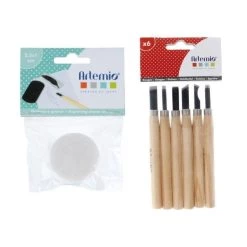 Offres ⌛ Artemio Tampon à Graver Gomme à Graver Ø 3,5 Cm Et 6 Gouges 😉