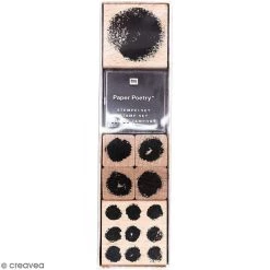 Top 10 ✔️ Rico Design Tampon Bois Lot De Tampons Nature - Pois - 7 Tampons Et 1 Encreur 👏