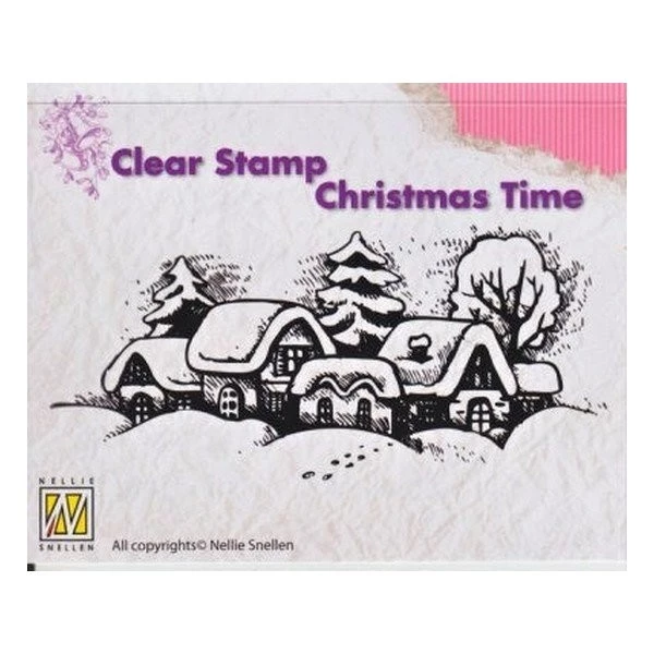 Le moins cher 👏 Tampon Transparent Clear Stamp Scrapbooking Nellie's Choice VILLAGE SAPIN NEIGE 09 😉 1 Le moins cher 👏 Tampon Transparent Clear Stamp Scrapbooking Nellie's Choice VILLAGE SAPIN NEIGE 09 😉