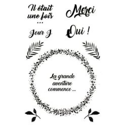 Tout neuf 🥰 Artemio Tampon Transparent Tampons Transparents 9 X 14 Cm - Amour & Mariage 🧨