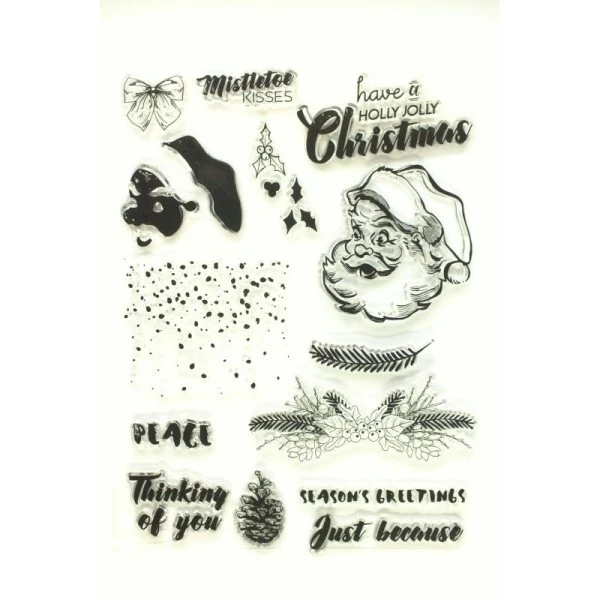 Meilleur prix ⌛ Boutique D'isacrea Tampon Transparent 15 Tampons En Silicone Transparent Motifs : Elements De Noel ⭐ 1 Meilleur prix ⌛ Boutique D'isacrea Tampon Transparent 15 Tampons En Silicone Transparent Motifs : Elements De Noel ⭐