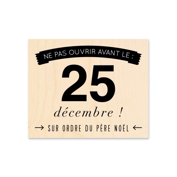 De gros 🎉 Tampon Bois KESI'ART Ordre Du Père Noël 😍 1 De gros 🎉 Tampon Bois KESI'ART Ordre Du Père Noël 😍