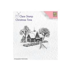 Sortie 👍 Tampon Transparent Clear Stamp Scrapbooking Nellie's Choice SCENE D HIVER 019 🥰
