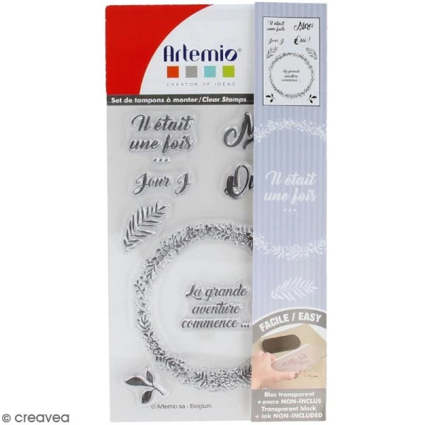 Meilleure vente ⭐ Tampon Transparent Tampon Clear Artemio - Love Mariage - 10 Pcs 👍 1 Meilleure vente ⭐ Tampon Transparent Tampon Clear Artemio - Love Mariage - 10 Pcs 👍