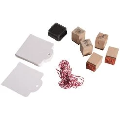 Tout neuf 🌟 Rayher Tampon Bois Kit Mini-tampons Bois - Herbes Aromatiques 🌟