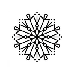 Tout neuf ⭐ Artemio Tampon Bois - Flocon 8 Branches 🤩