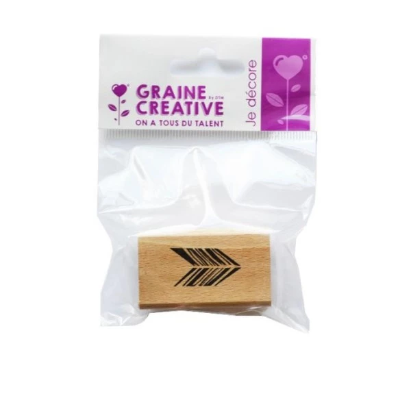 Promo 🌟 Graine Créative Tampon Bois - Flèche 🤩 2 Promo 🌟 Graine Créative Tampon Bois - Flèche 🤩 – Image 2