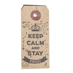 De gros 🥰 Artemio Etiquettes Kraft + Tampon Bois Vintage ⭐