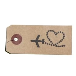 Meilleur prix ⌛ Artemio Tampon Bois - Coeur Avion 😀 -Tampons scrap Soldes unnamed file 1204