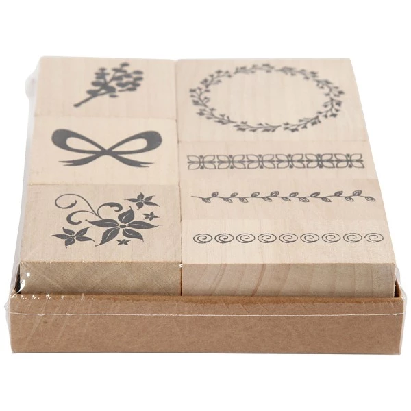 Coupon ⌛ Creativ Company Tampon Bois Lot De Tampons En Bois - Ornements - 7 Pcs 😀 2 Coupon ⌛ Creativ Company Tampon Bois Lot De Tampons En Bois - Ornements - 7 Pcs 😀 – Image 2