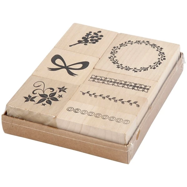 Coupon ⌛ Creativ Company Tampon Bois Lot De Tampons En Bois - Ornements - 7 Pcs 😀 3 Coupon ⌛ Creativ Company Tampon Bois Lot De Tampons En Bois - Ornements - 7 Pcs 😀 – Image 3