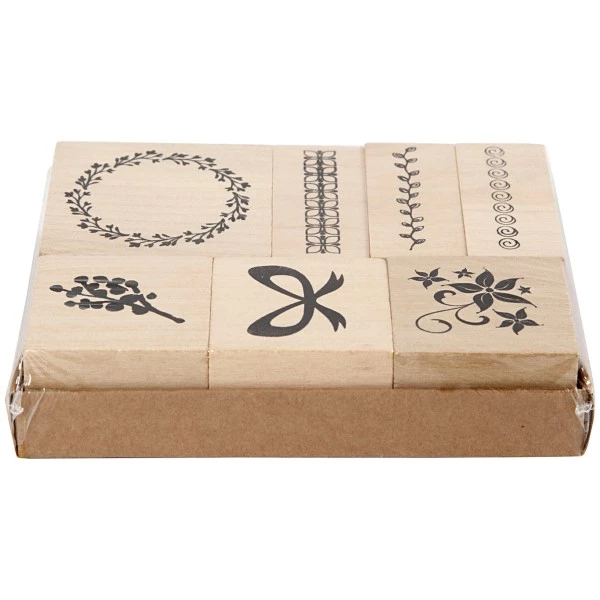 Coupon ⌛ Creativ Company Tampon Bois Lot De Tampons En Bois - Ornements - 7 Pcs 😀 4 Coupon ⌛ Creativ Company Tampon Bois Lot De Tampons En Bois - Ornements - 7 Pcs 😀 – Image 4