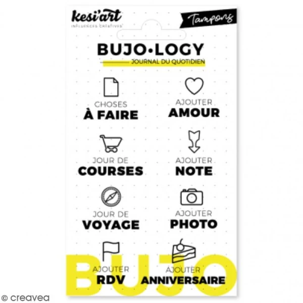 Meilleure vente 🧨 Kesi'Art Tampon Transparent Pour Bullet Journal - Bujo Logy - A Faire - 8 Pcs 🌟 1 Meilleure vente 🧨 Kesi'Art Tampon Transparent Pour Bullet Journal - Bujo Logy - A Faire - 8 Pcs 🌟