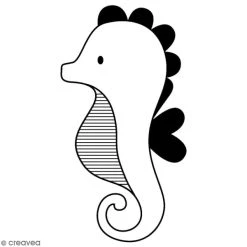 Le moins cher ⭐ Artemio Tampon Bois Hippocampe - 2,6 X 3,6 Cm 🔔