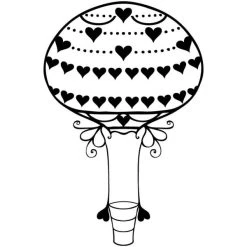 Bon marché 👍 Aladine Tampon Bois Tampon Scrapbooking En Bois - Montgolfière 🧨