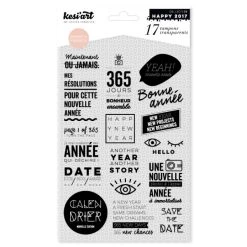 Vente flash 🧨 Tampon Transparent Tampons Transparent Happy New Year Kesi'art 🌟