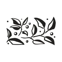 Meilleure vente 😉 Tampon Transparent Frise De Feuille RAYHER ⭐