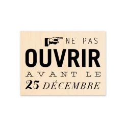 Vente flash 🔥 Tampon Bois KESI'ART Ne Pas Ouvrir ⌛