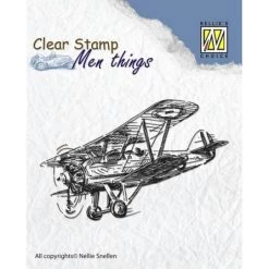 Promo ✔️ Nellie Snellen Tampon Transparent Tampon Clear Transparent Scrapbooking NELLIE'S SNELLEN AVION PLANEUR 🔔