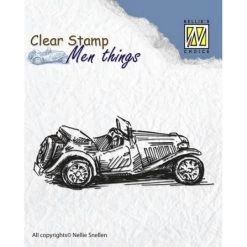 Le moins cher 🛒 Nellie Snellen Tampon Transparent Tampon Clear Transparent Scrapbooking NELLIE'S SNELLEN VOITURE ANCIENNE 🤩