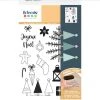 Acheter 😍 Tampon Transparent Tampon Clear Artemio - Woodsy 🎄 Christmas - Noël - 26 Pcs 👏