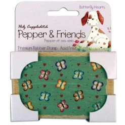 Grosses soldes 👍 Dovecraft Tampon Bois Tampons En Bois Pepper & Amis Butterfly Papillon - 002010 💯