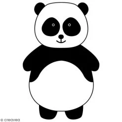 Vente flash 🎉 Tampon Bois Artemio - Panda - 3,7 X 5,3 Cm 🎉