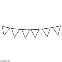 Le moins cher ⌛ Graine Créative Tampon Bois Tampon En Bois - Fanions - 7,2 X 3,2 Cm ⌛