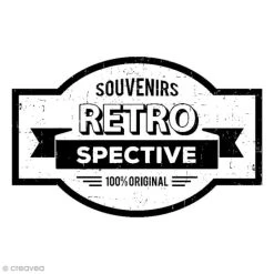 Promo 👏 Artemio Tampon Bois Retrospective - 4,5 X 7 Cm ❤️