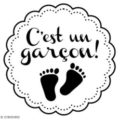 Grosses soldes 😀 Artemio Tampon Bois Rond 3 Cm - C'est Un Garçon 🥰