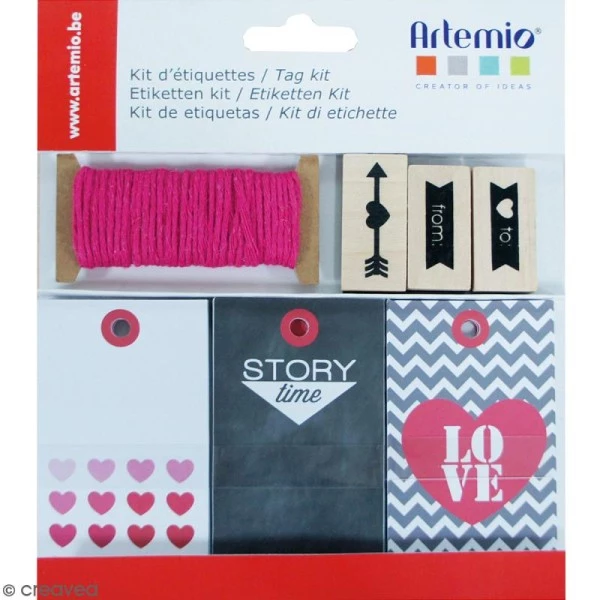 Meilleur prix 🔔 Artemio Etiquette Scrapbooking Kit étiquettes Et Tampons - Love - 34 Pcs 🔥 1 Meilleur prix 🔔 Artemio Etiquette Scrapbooking Kit étiquettes Et Tampons - Love - 34 Pcs 🔥