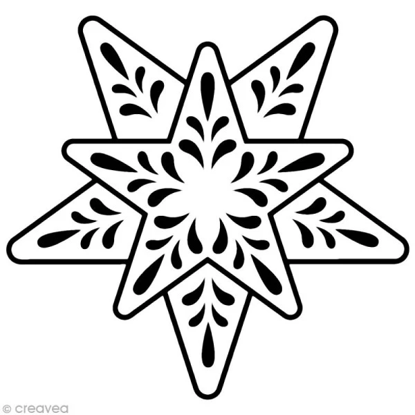 Bon marché ⌛ Artemio Tampon Bois Tampon Noël - Flocon 10 Branches - 3 X 3 Cm 🤩 1 Bon marché ⌛ Artemio Tampon Bois Tampon Noël - Flocon 10 Branches - 3 X 3 Cm 🤩