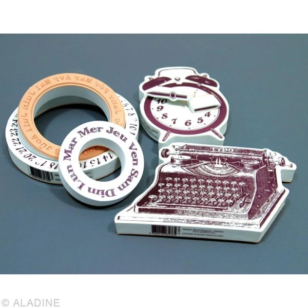 Sortie ⌛ Aladine Tampon Bois Stampo'maxi Cut Téléphone 11,2 X 12 Cm 🧨 2 Sortie ⌛ Aladine Tampon Bois Stampo'maxi Cut Téléphone 11,2 X 12 Cm 🧨 – Image 2