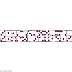 Budget ✔️ Aladine Tampon Bois Stampo'maxi 30 X 5 Cm Domino ✨