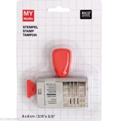 Coupon 🛒 My Memo Tampon Bois Tampon Dateur Scrap ✔️