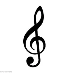 Offres 😀 Artemio Tampon Bois Tampon Divers Clé De Sol 2 - 2,6 Cm X 2,6 Cm 🤩